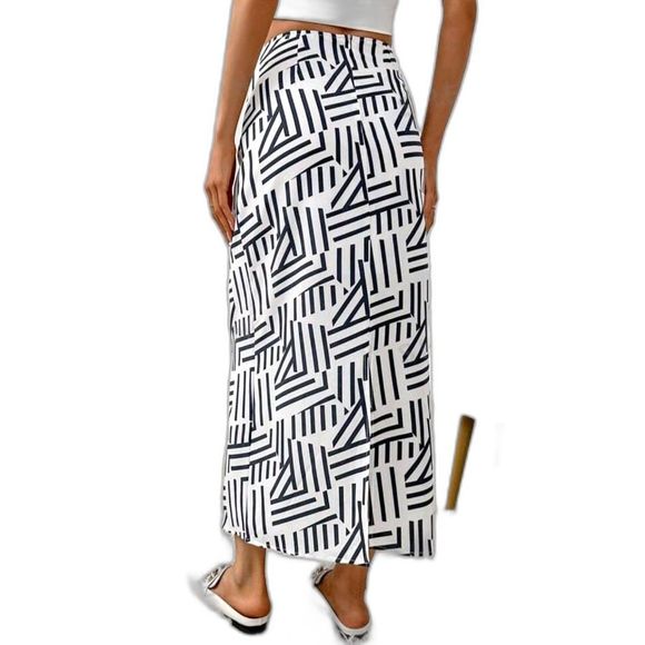 Full Print Straight Tube Skirt Size L - Picture 3 of 4